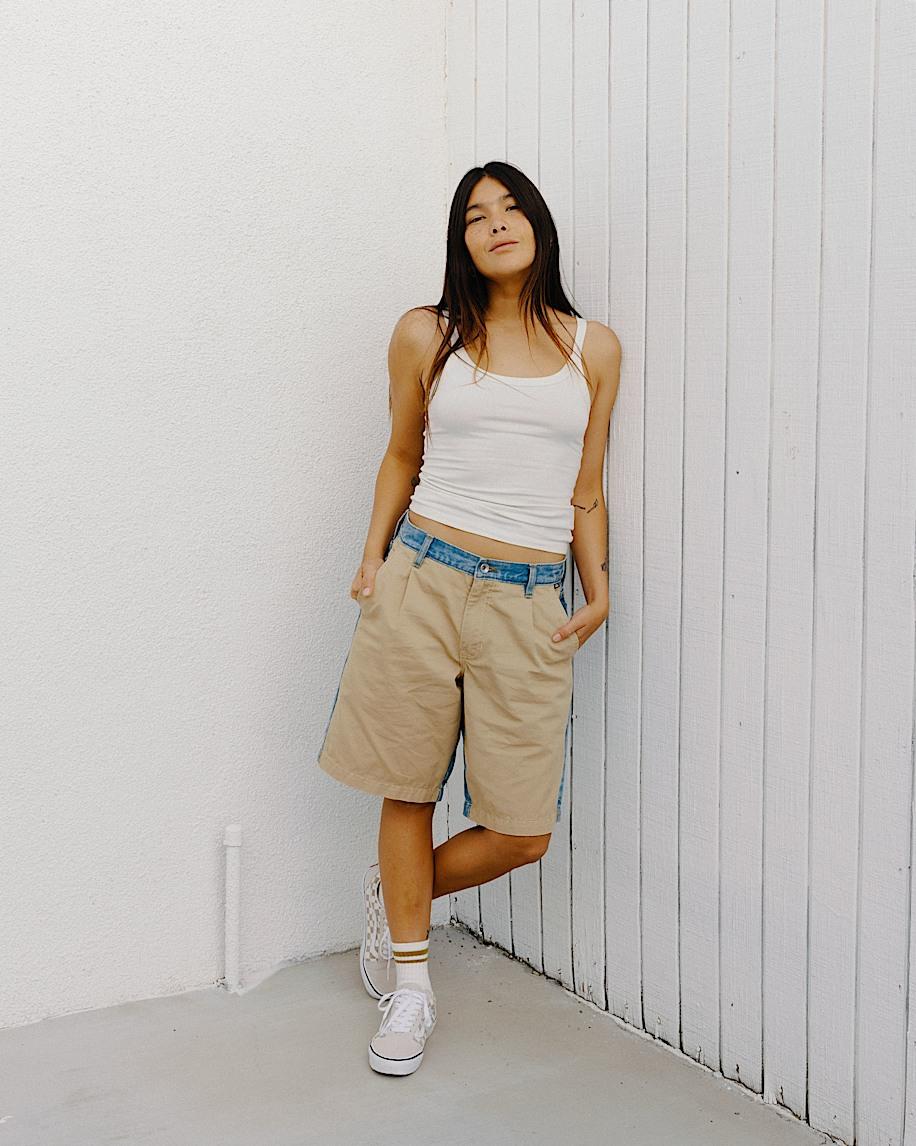 Taka Hayashi For Vault By Vans Long Bermuda Shorts Incense Brown