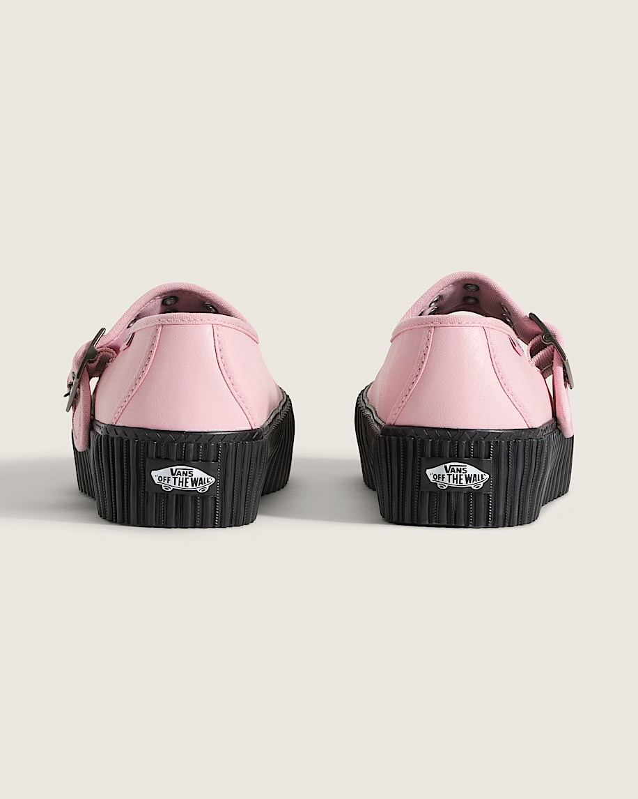 Taka Hayashi For Vault By Vans Mary Jane Creeper Shoe Coral Blush Pink