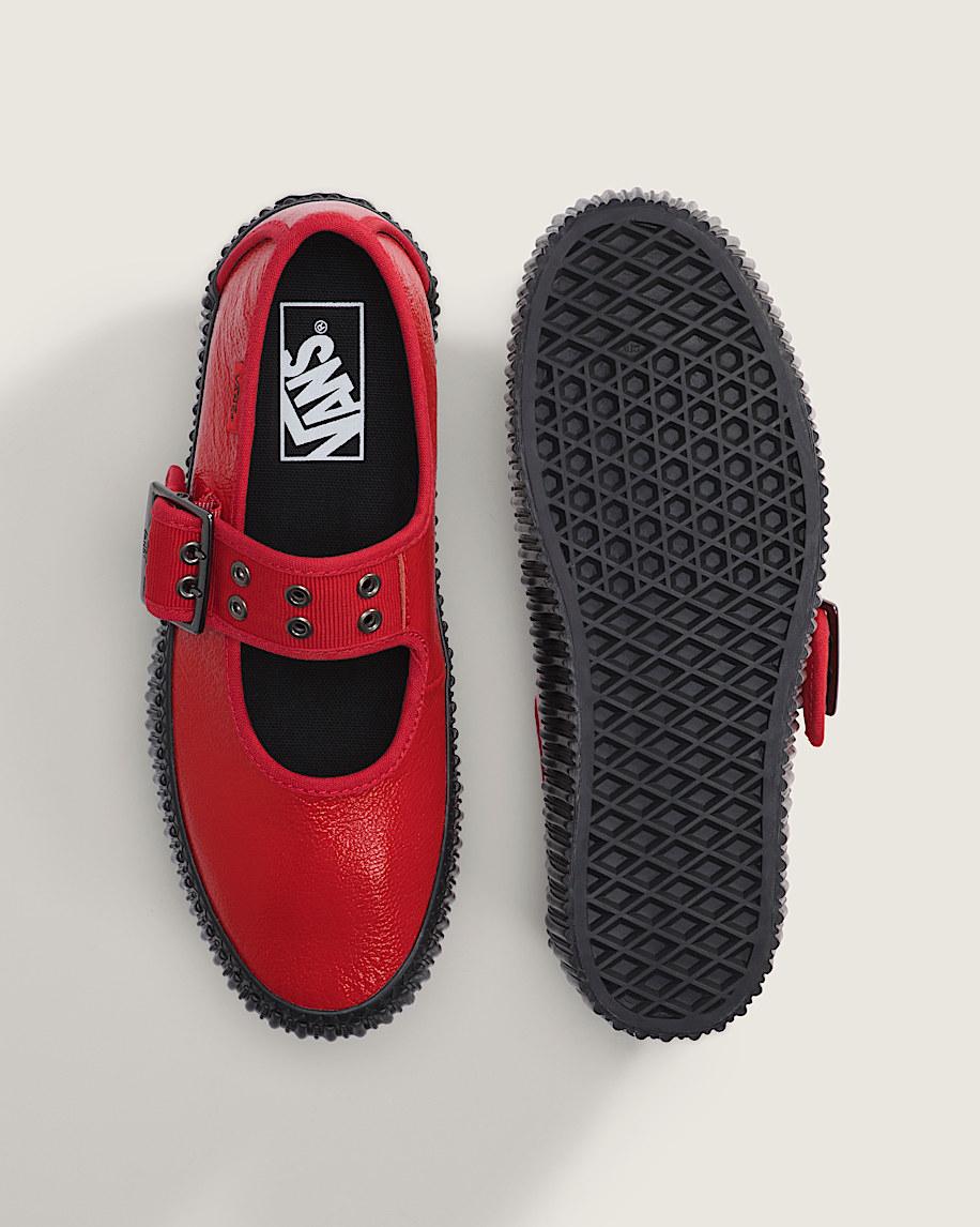 Taka Hayashi For Vault By Vans Mary Jane Creeper Shoe Racing Red