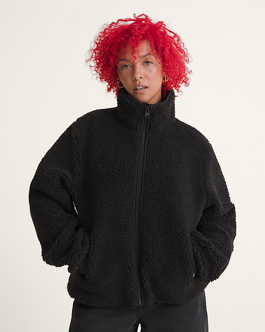 Taka Hayashi For Vault By Vans Misty Fog High Pile Jacket Black