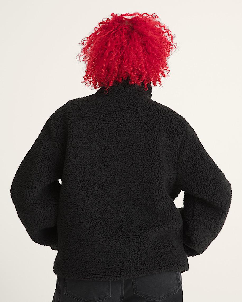 Taka Hayashi For Vault By Vans Misty Fog High Pile Jacket Black