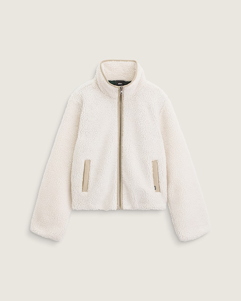 Taka Hayashi For Vault By Vans Misty Fog High Pile Jacket Egret Beige