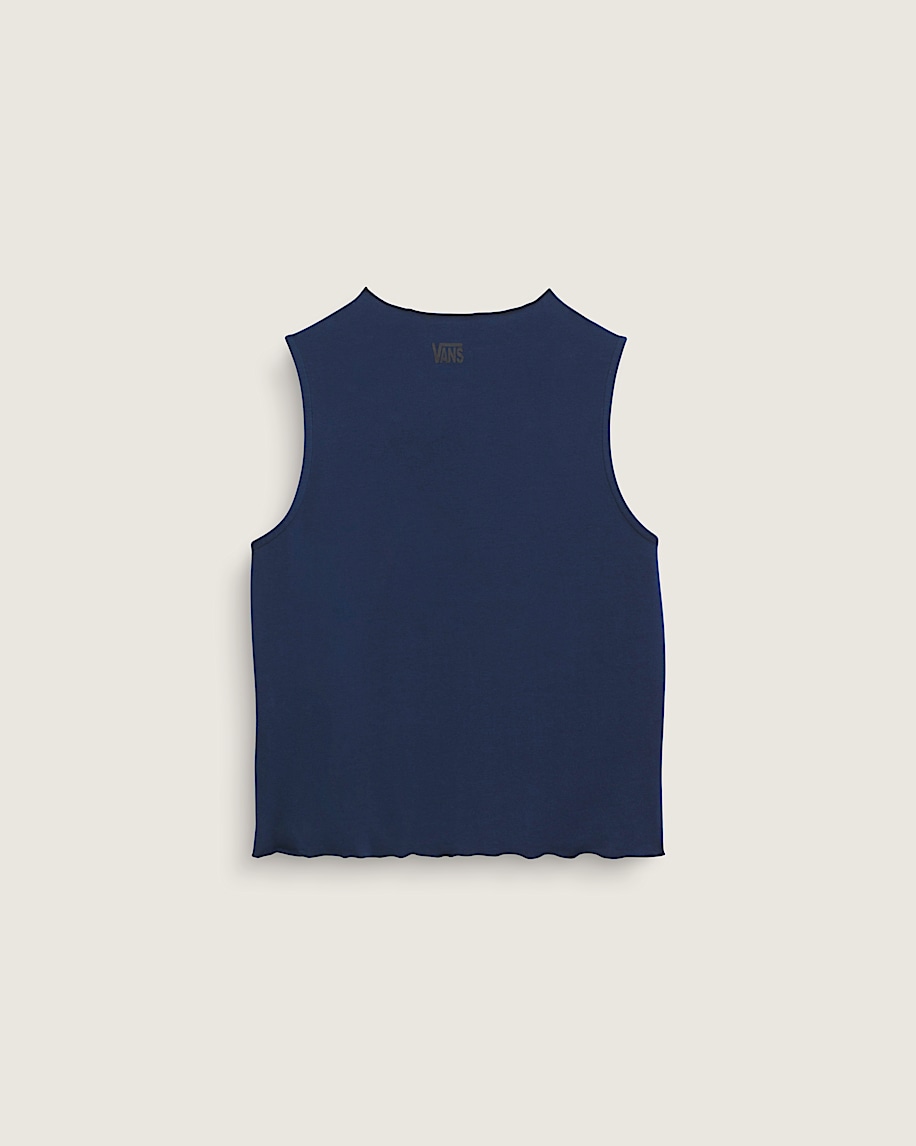 Taka Hayashi For Vault By Vans Mock Neck Tank Top Dress Blues