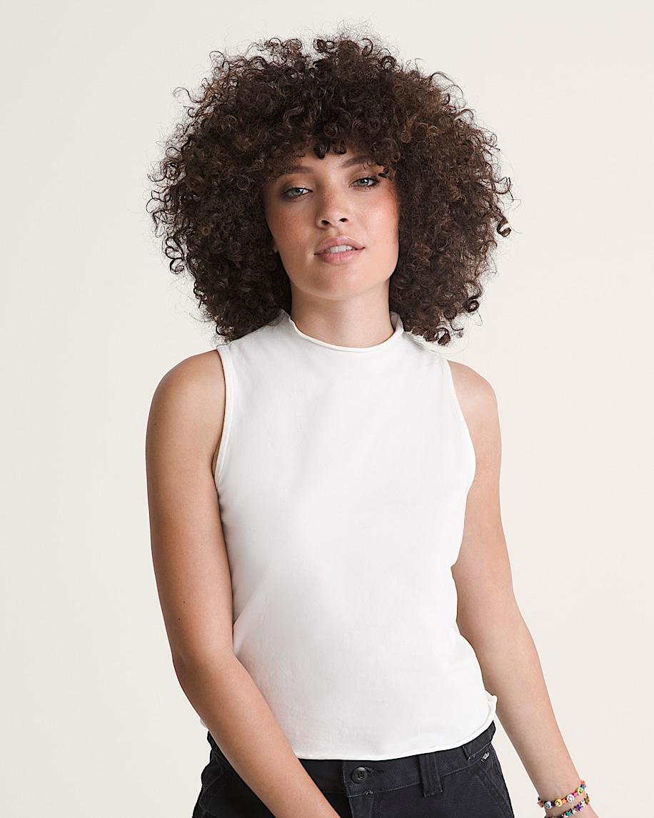 Taka Hayashi For Vault By Vans Mock Neck Tank Top White