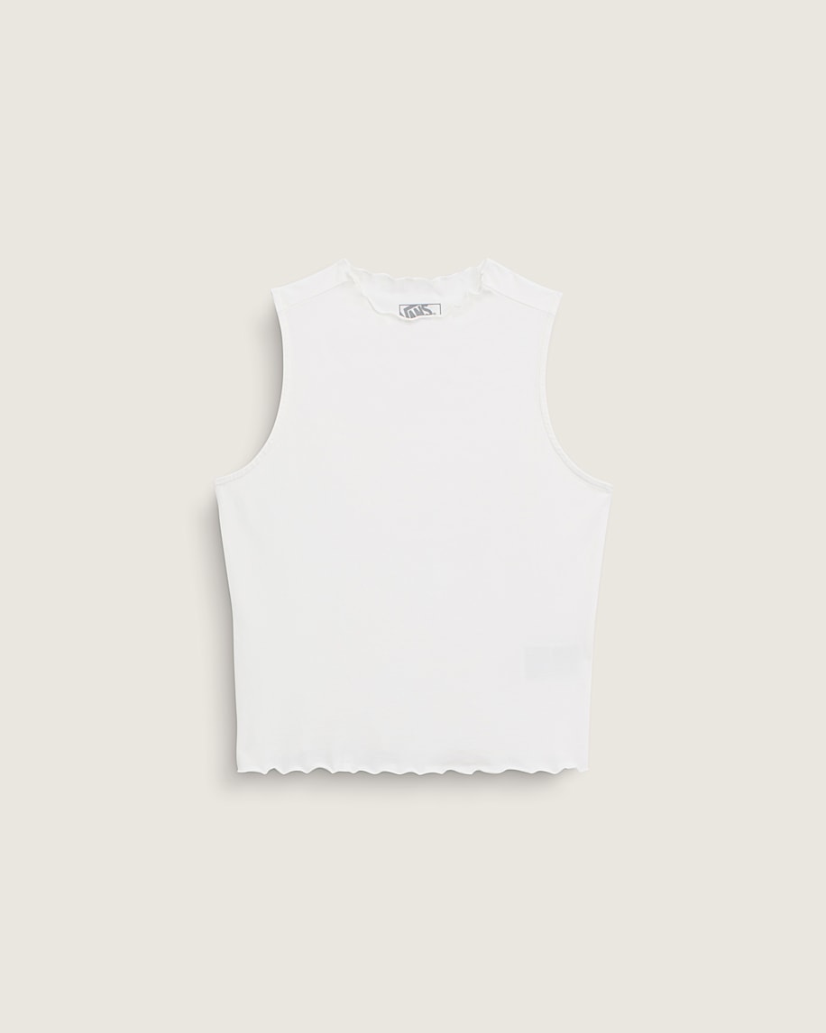 taka hayashi for vault by vans Mock Neck Tank Top White taka hayashi for vault by vans Mock Neck Tank Top White