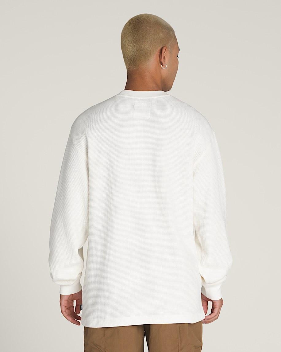 Taka Hayashi For Vault By Vans Navigate Long Sleeve Thermal Cream White