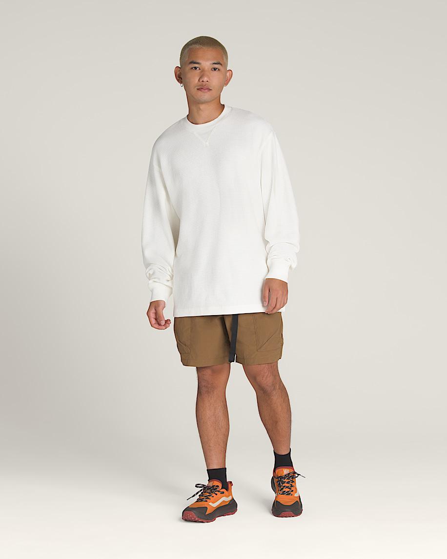 Taka Hayashi For Vault By Vans Navigate Long Sleeve Thermal Cream White