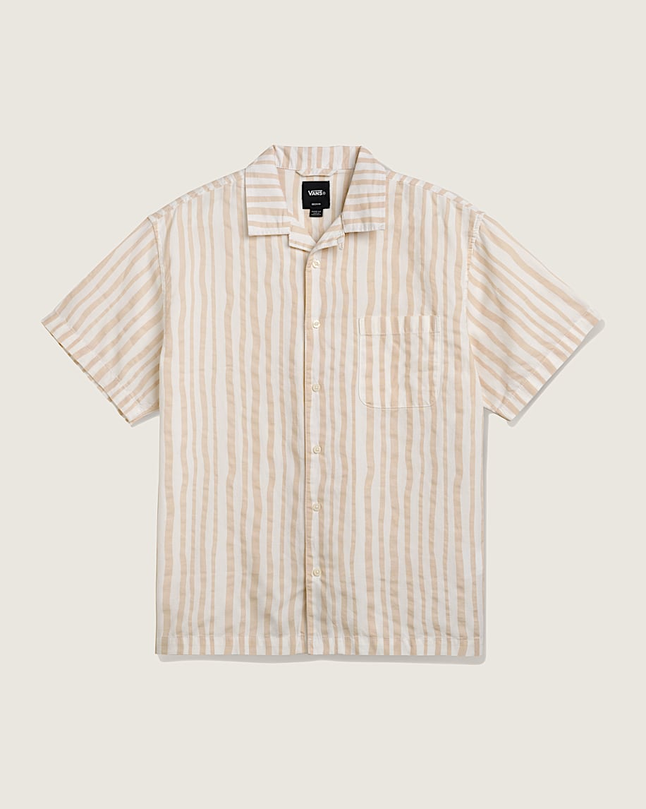 taka hayashi for vault by vans Newland Stripe Shirt Crème Brulee Beige