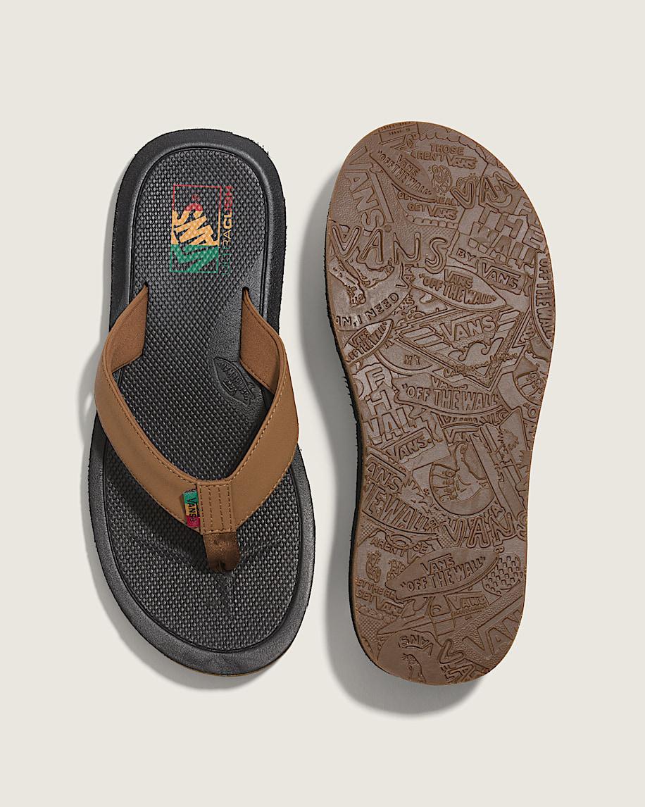 Taka Hayashi For Vault By Vans Nexpa Synthetic Sandal Dachshund Brown Black