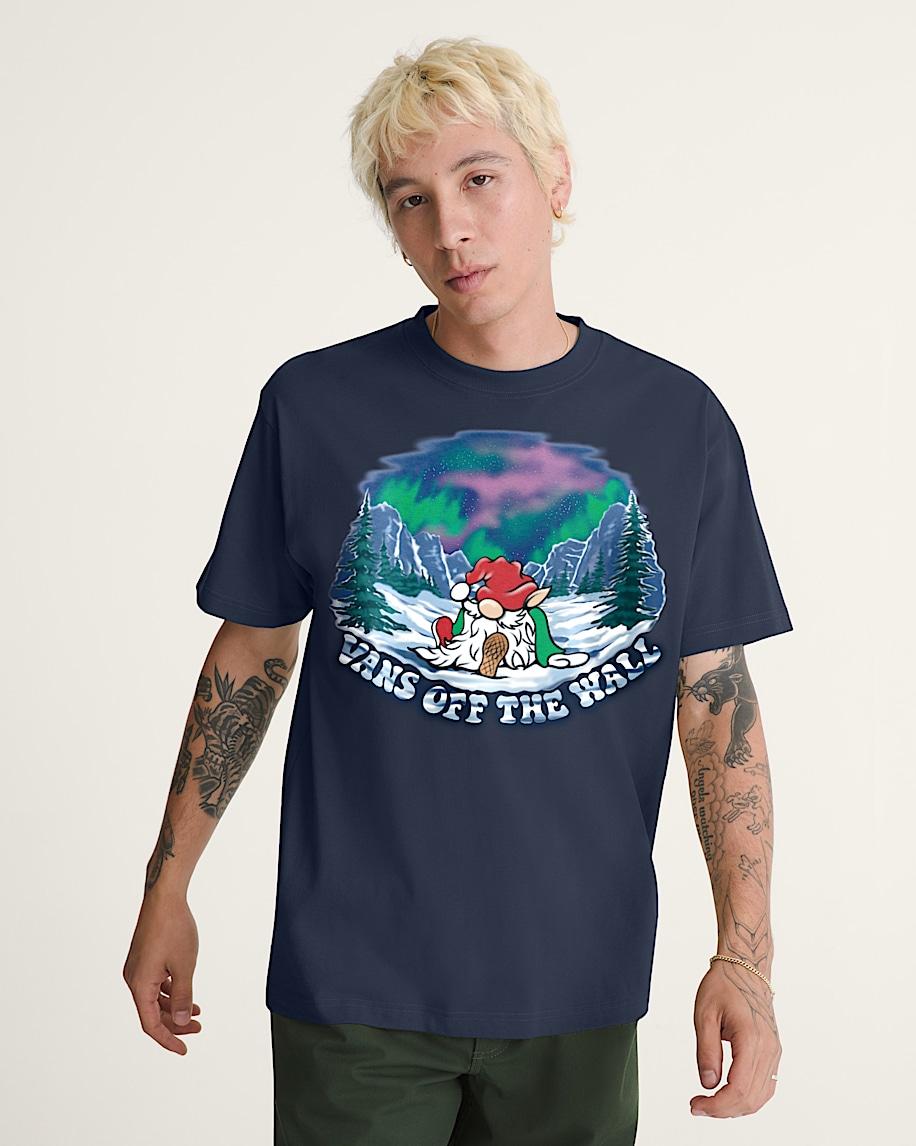 Taka Hayashi For Vault By Vans Northern Lights T-Shirt Navy Blue