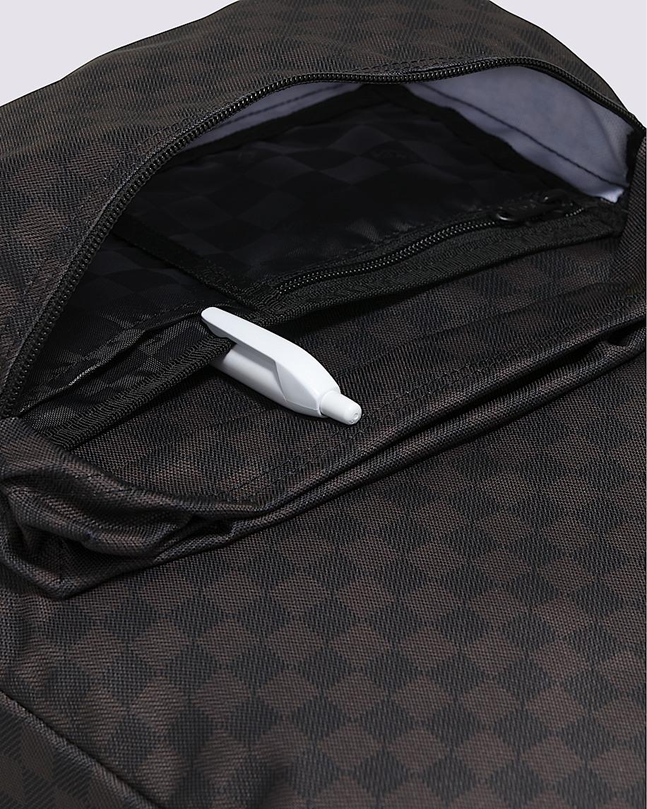 Taka Hayashi For Vault By Vans Old Skool Checkerboard Backpack Checkerboard Black Charcoal Grey