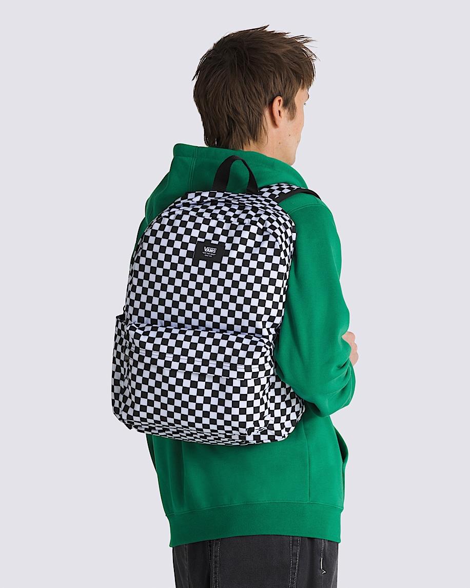 Taka Hayashi For Vault By Vans Old Skool Checkerboard Backpack Checkerboard Black White