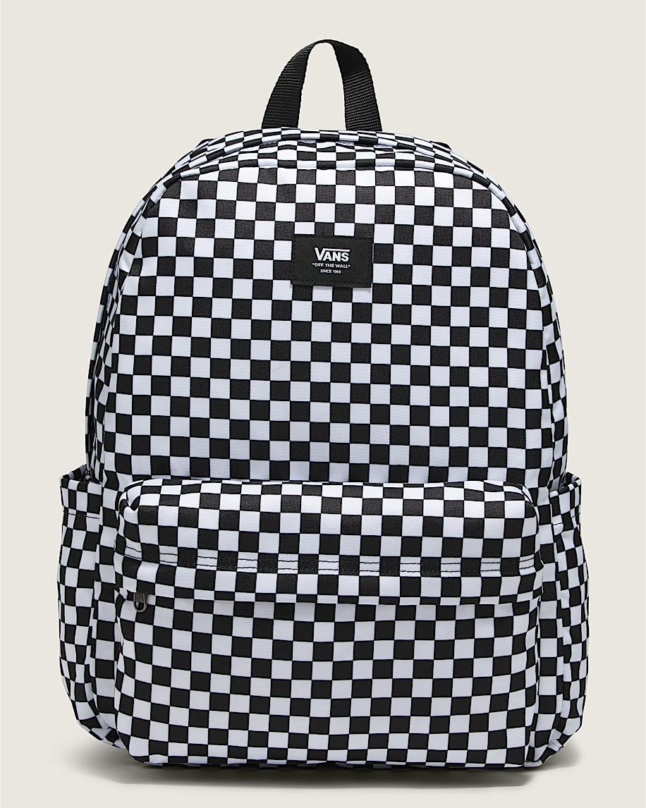 taka hayashi for vault by vans Old Skool Checkerboard Backpack Checkerboard Black White