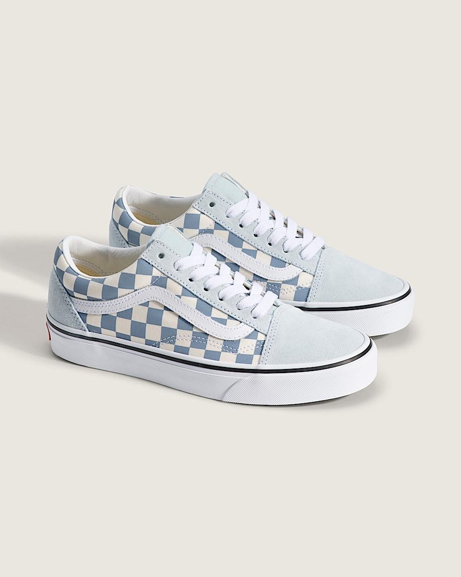 Taka Hayashi For Vault By Vans Old Skool Checkerboard Shoe Checkerboard Dawn Mist Blue