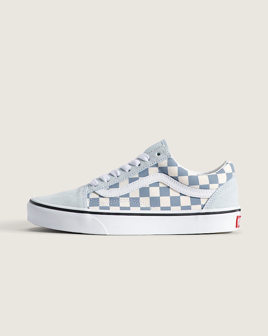 taka hayashi for vault by vans Old Skool Checkerboard Shoe Checkerboard Dawn Mist Blue