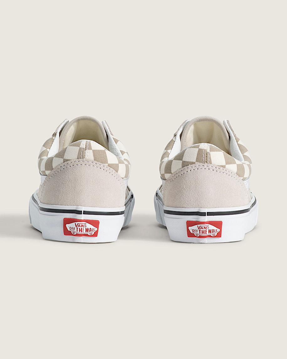 Taka Hayashi For Vault By Vans Old Skool Checkerboard Shoe Checkerboard Oatmeal Beige