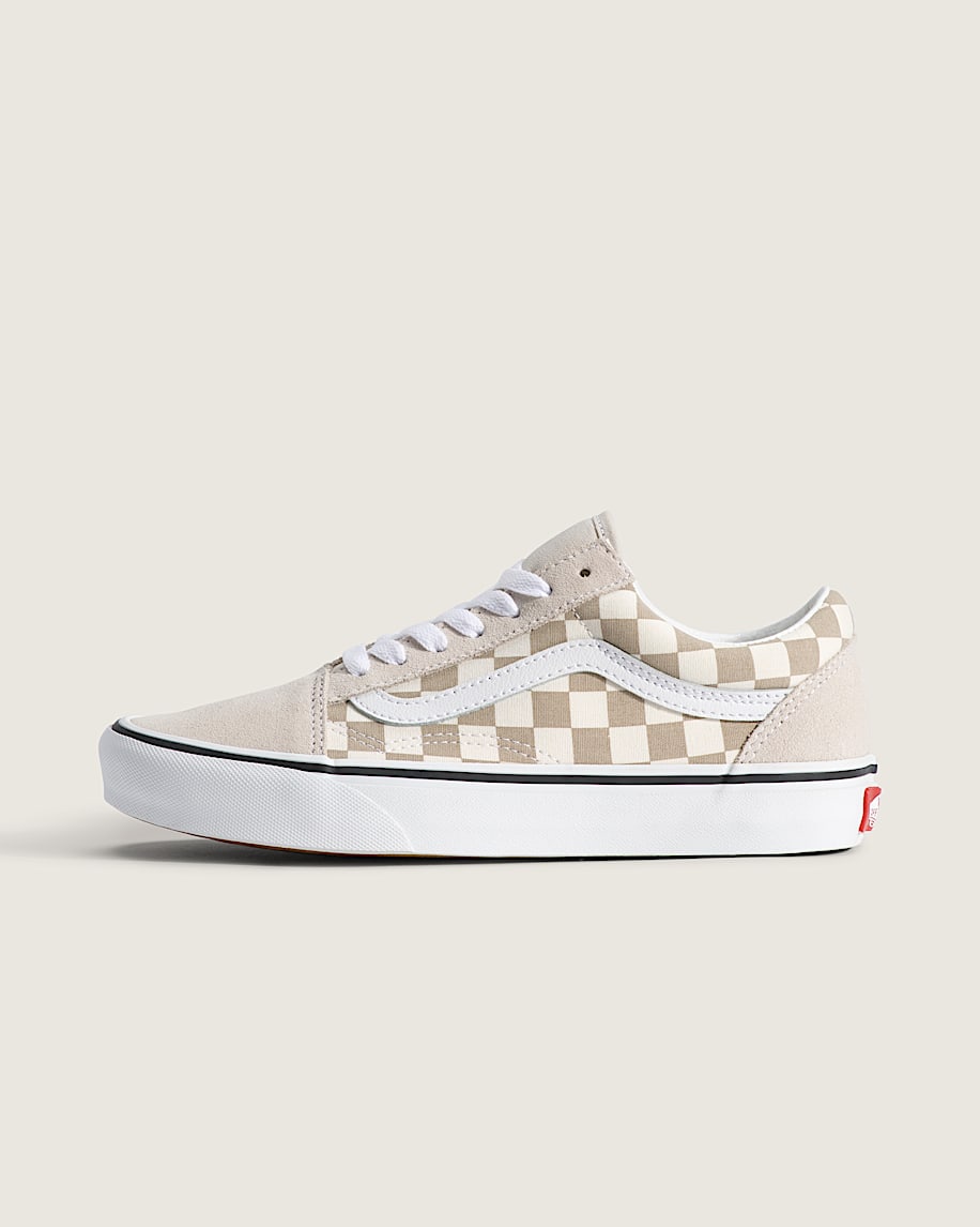 taka hayashi for vault by vans Old Skool Checkerboard Shoe Checkerboard Oatmeal Beige