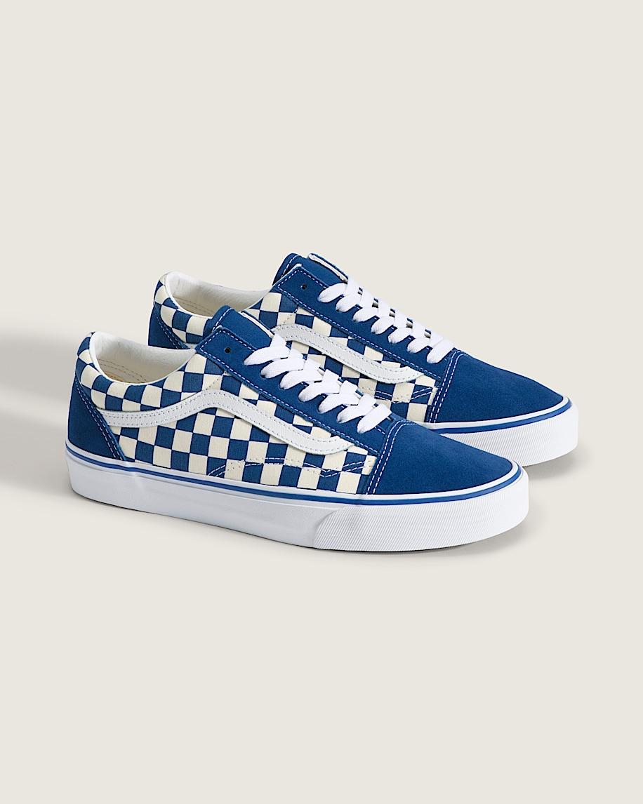 Taka Hayashi For Vault By Vans Old Skool Checkerboard Shoe Checkerboard True Blue White
