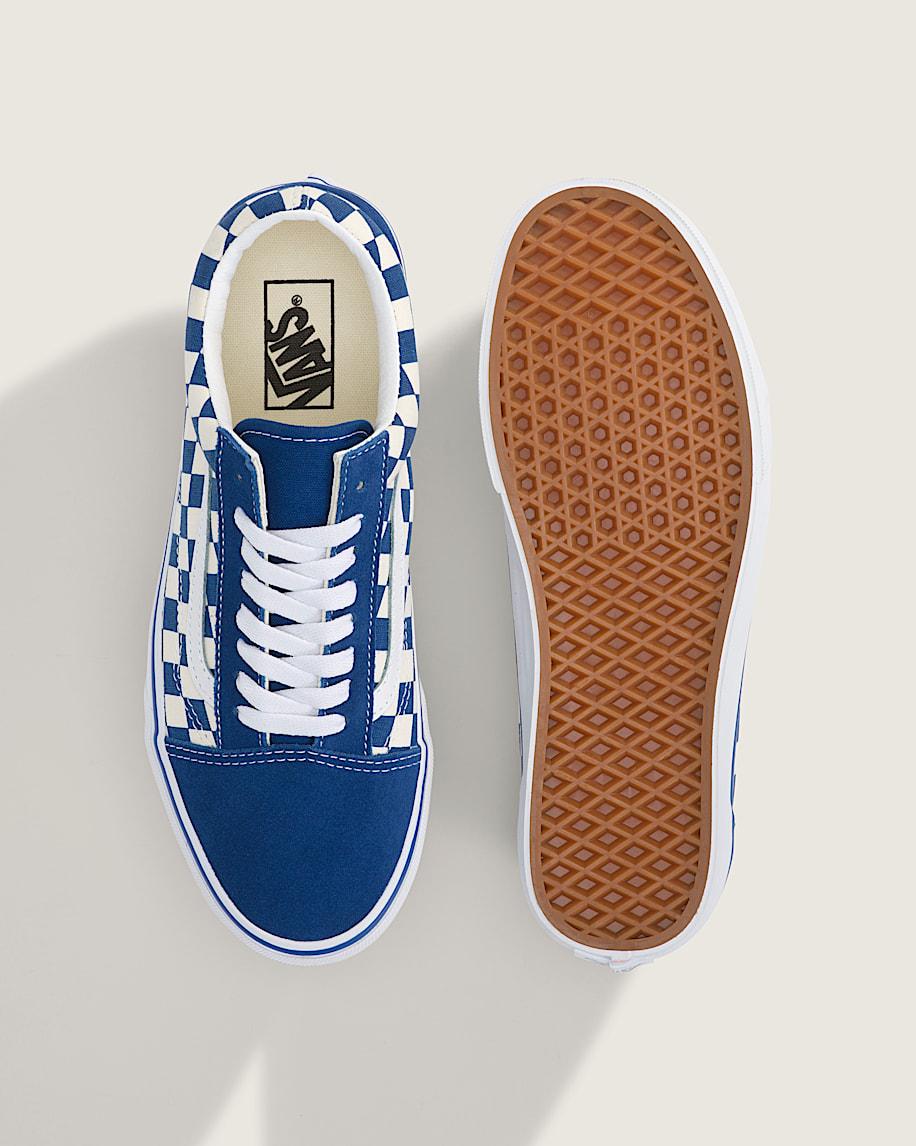 Taka Hayashi For Vault By Vans Old Skool Checkerboard Shoe Checkerboard True Blue White