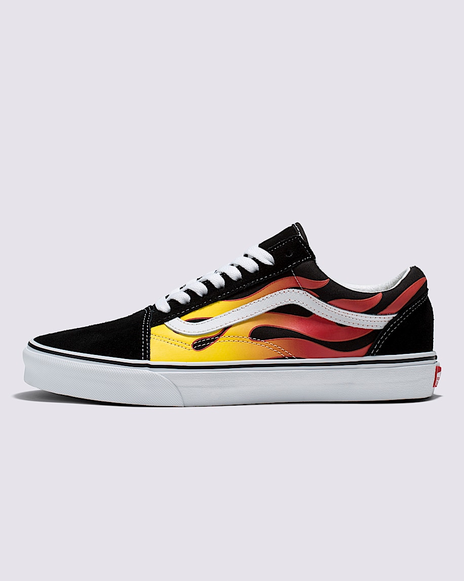 taka hayashi for vault by vans Old Skool Flame Shoe Black Flame Orange