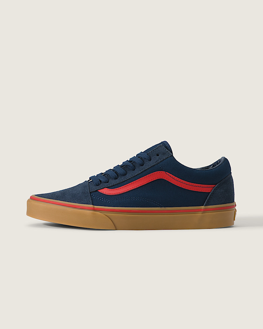 taka hayashi for vault by vans Old Skool Gum Shoe Navy Blue Red