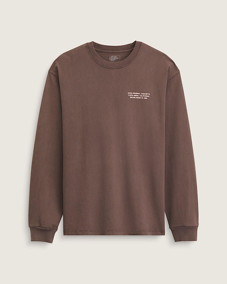 Taka Hayashi For Vault By Vans Original Concepts Long Sleeve T-Shirt Vintage Cocoa Brown
