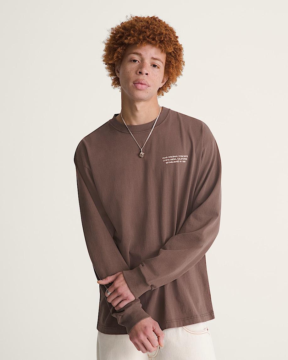 Taka Hayashi For Vault By Vans Original Concepts Long Sleeve T-Shirt Vintage Cocoa Brown