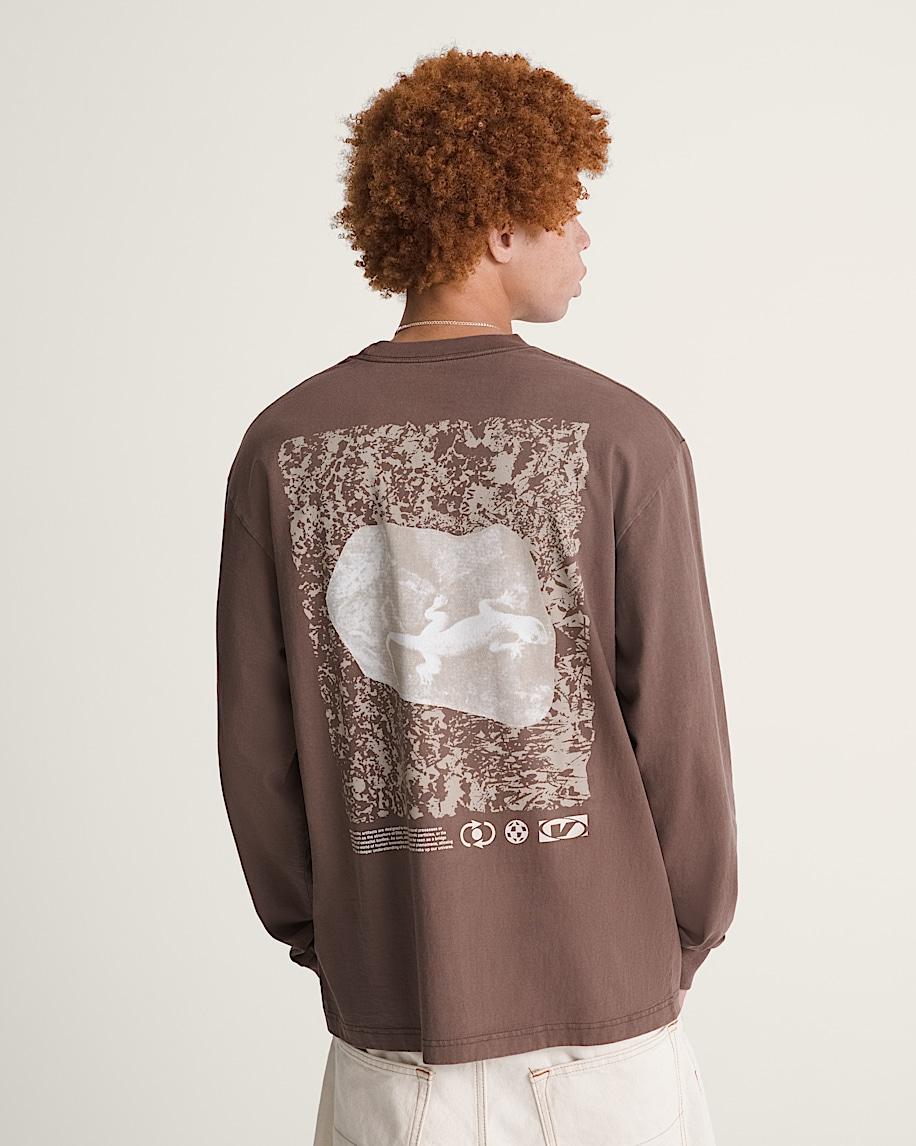 Taka Hayashi For Vault By Vans Original Concepts Long Sleeve T-Shirt Vintage Cocoa Brown