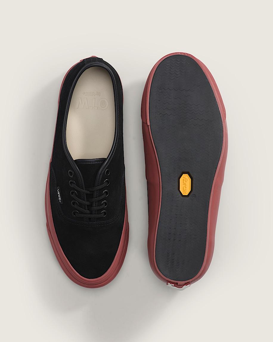 Taka Hayashi For Vault By Vans OTW Authentic 44 Siped Vibram Black Ochre Red