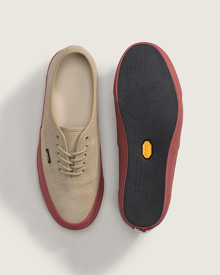 Taka Hayashi For Vault By Vans OTW Authentic 44 Siped Vibram Incense Ochre Red