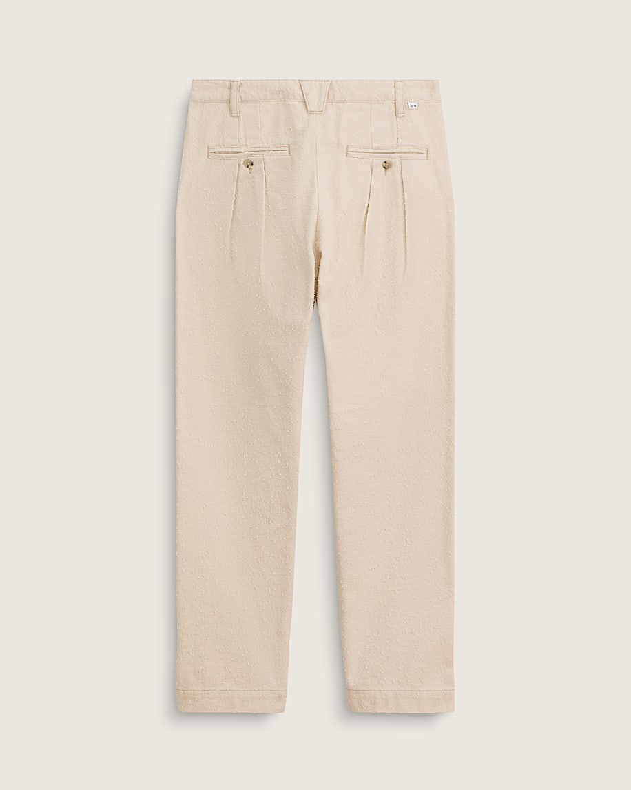 Taka Hayashi For Vault By Vans OTW By Vans Back Pleated Trousers Creme Brulee Beige