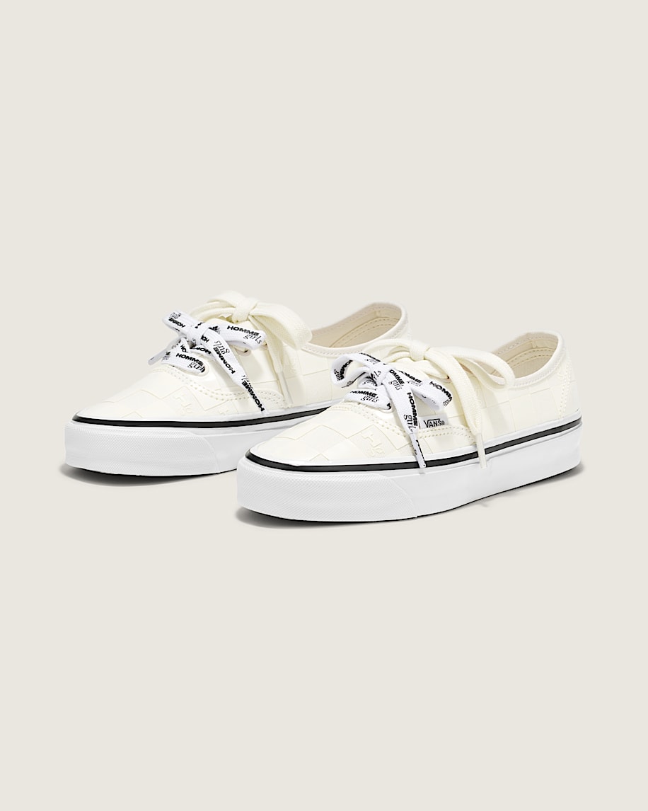 Taka Hayashi For Vault By Vans OTW By Vans X HommeGirls Authentic 44 Checkerboard Marshmallow White