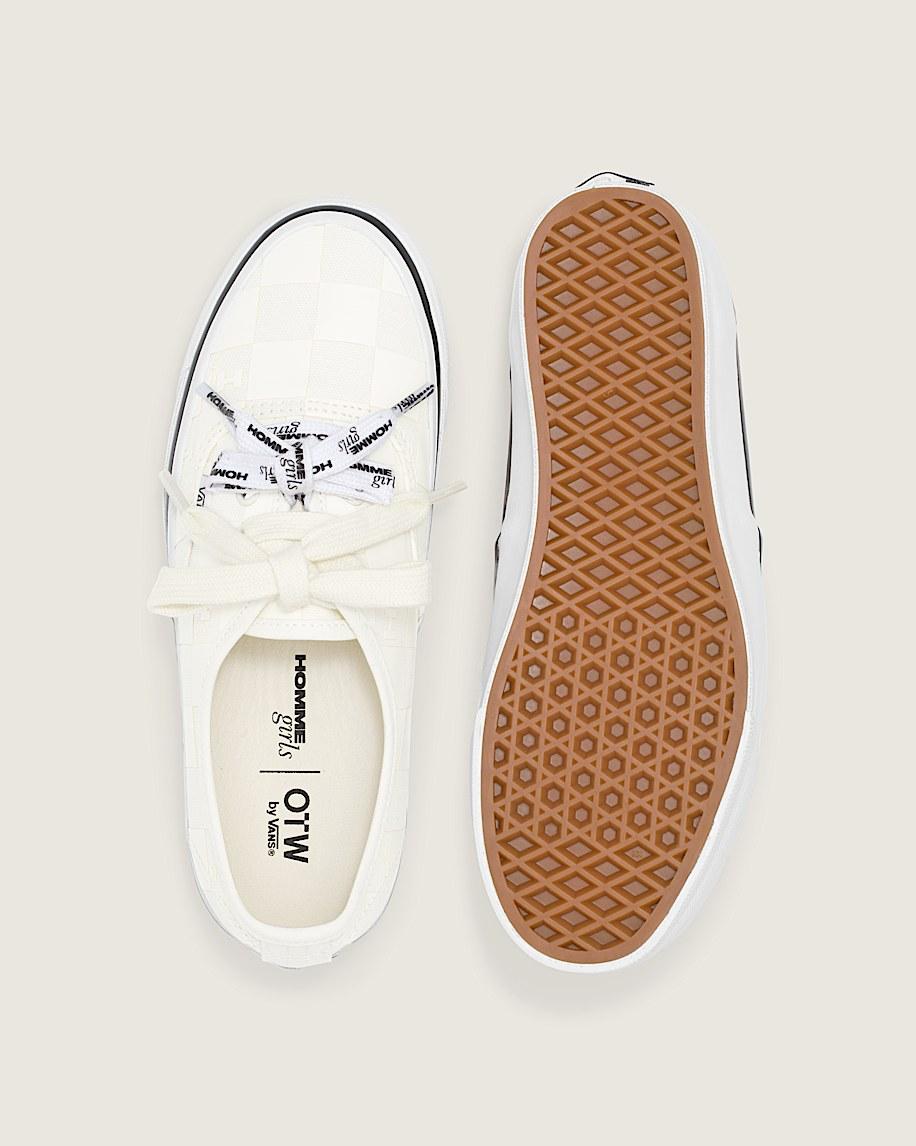 Taka Hayashi For Vault By Vans OTW By Vans X HommeGirls Authentic 44 Checkerboard Marshmallow White