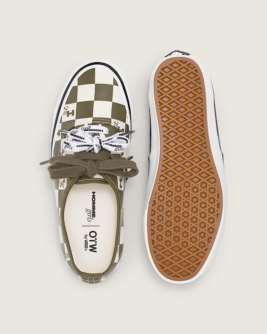 Taka Hayashi For Vault By Vans OTW By Vans X HommeGirls Authentic 44 Checkerboard Military Green