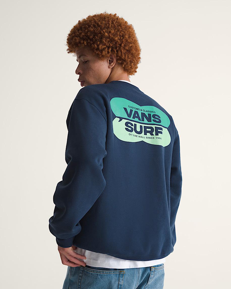 Taka Hayashi For Vault By Vans Palms Crew Sweatshirt Dress Blues