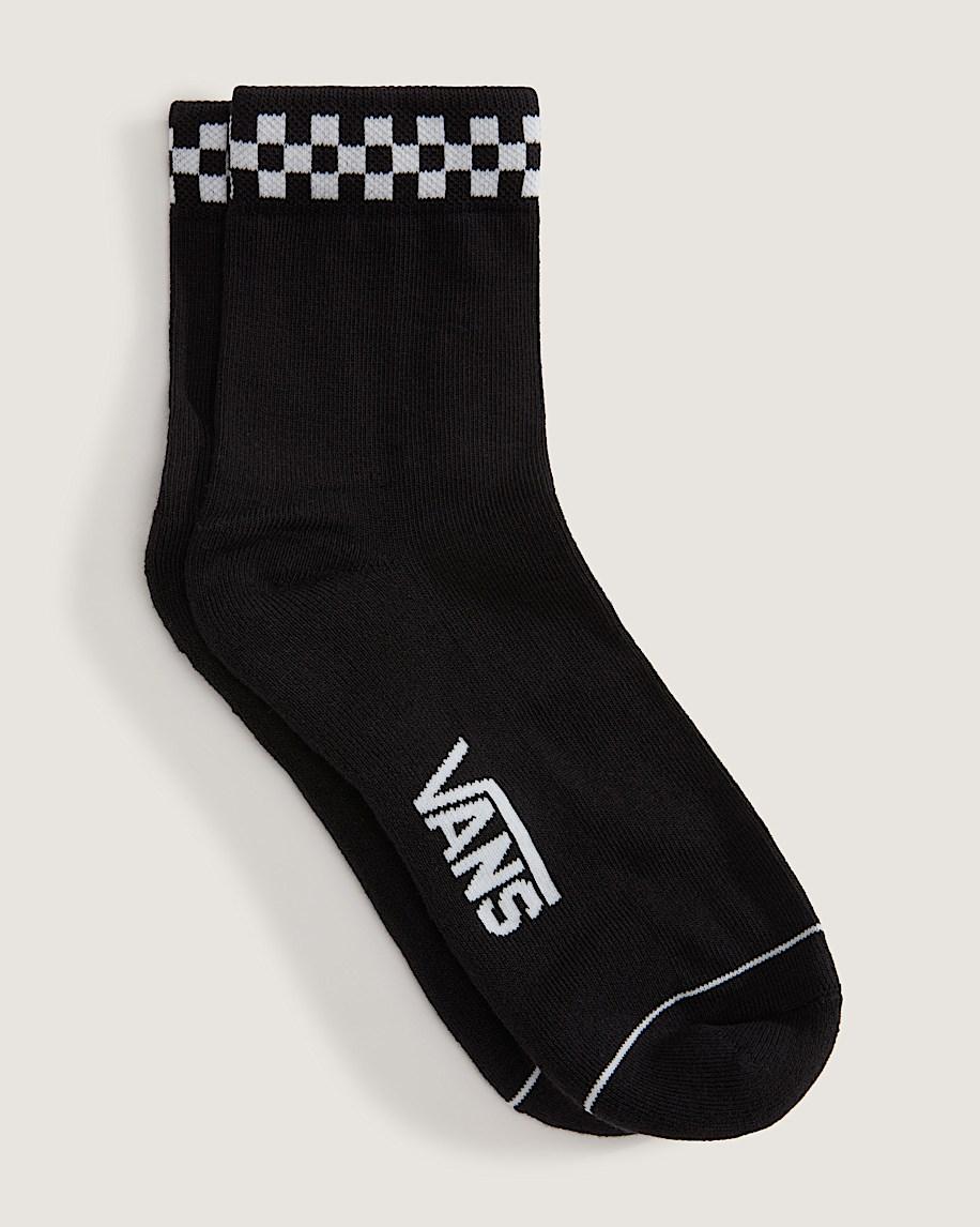 Taka Hayashi For Vault By Vans Peek-A-Check Half Crew Socks Black