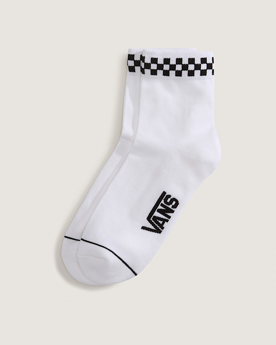 taka hayashi for vault by vans Peek-A-Check Half Crew Socks White Black