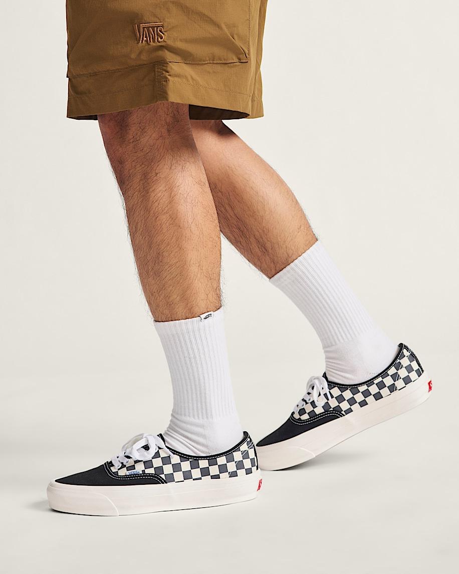 Taka Hayashi For Vault By Vans Premium Authentic Checkerboard Shoe Checkerboard Asphalt Grey White
