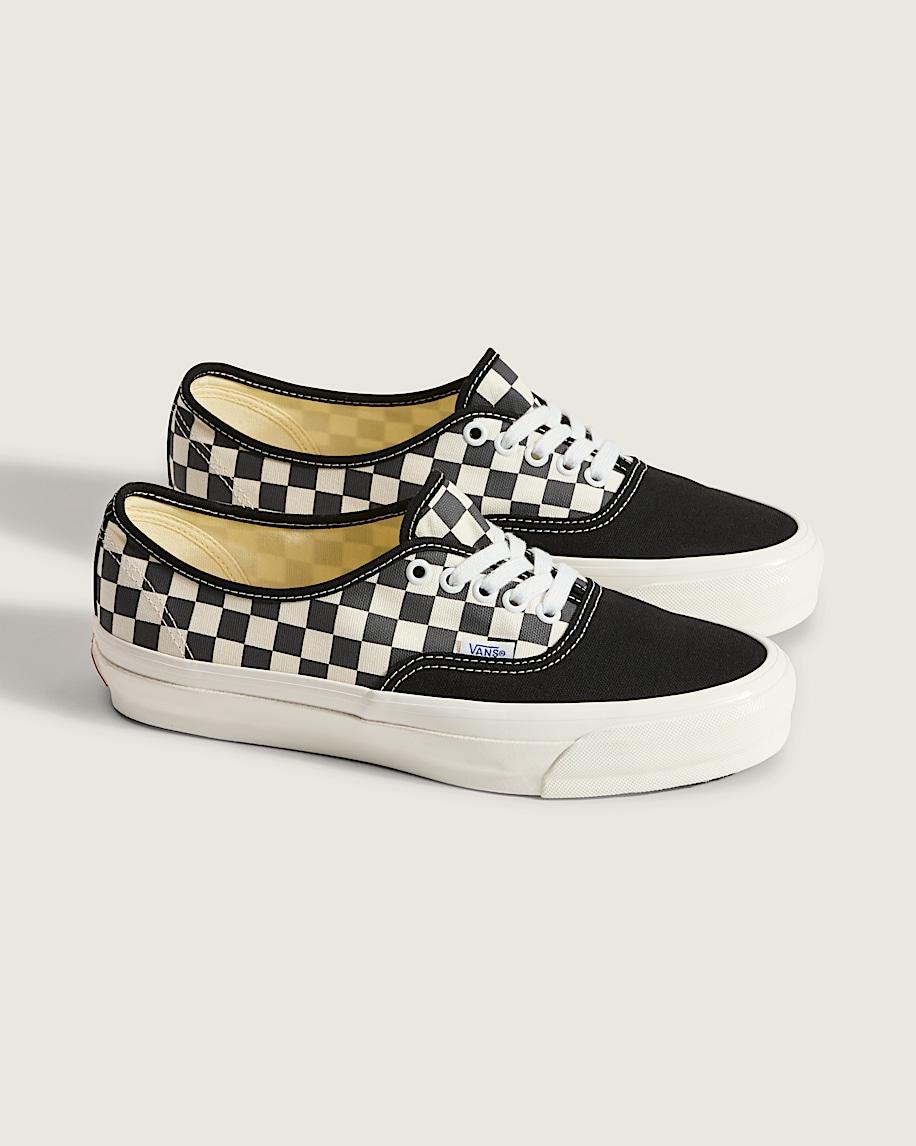 Taka Hayashi For Vault By Vans Premium Authentic Checkerboard Shoe Checkerboard Asphalt Grey White