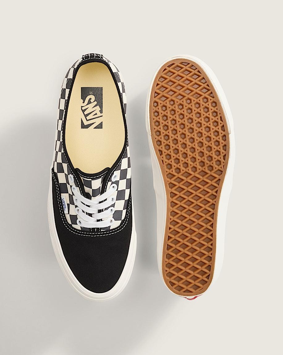 Taka Hayashi For Vault By Vans Premium Authentic Checkerboard Shoe Checkerboard Asphalt Grey White