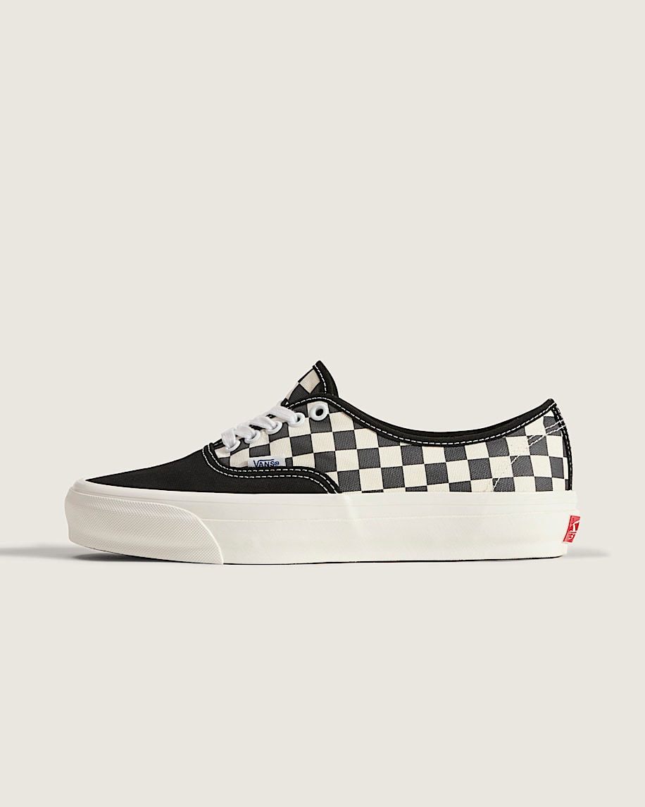 taka hayashi for vault by vans Premium Authentic Checkerboard Shoe Checkerboard Asphalt Grey White