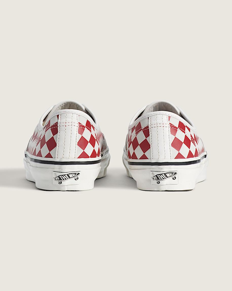 Taka Hayashi For Vault By Vans Premium Authentic Checkerboard Shoe Checkerboard Red Marshmallow White