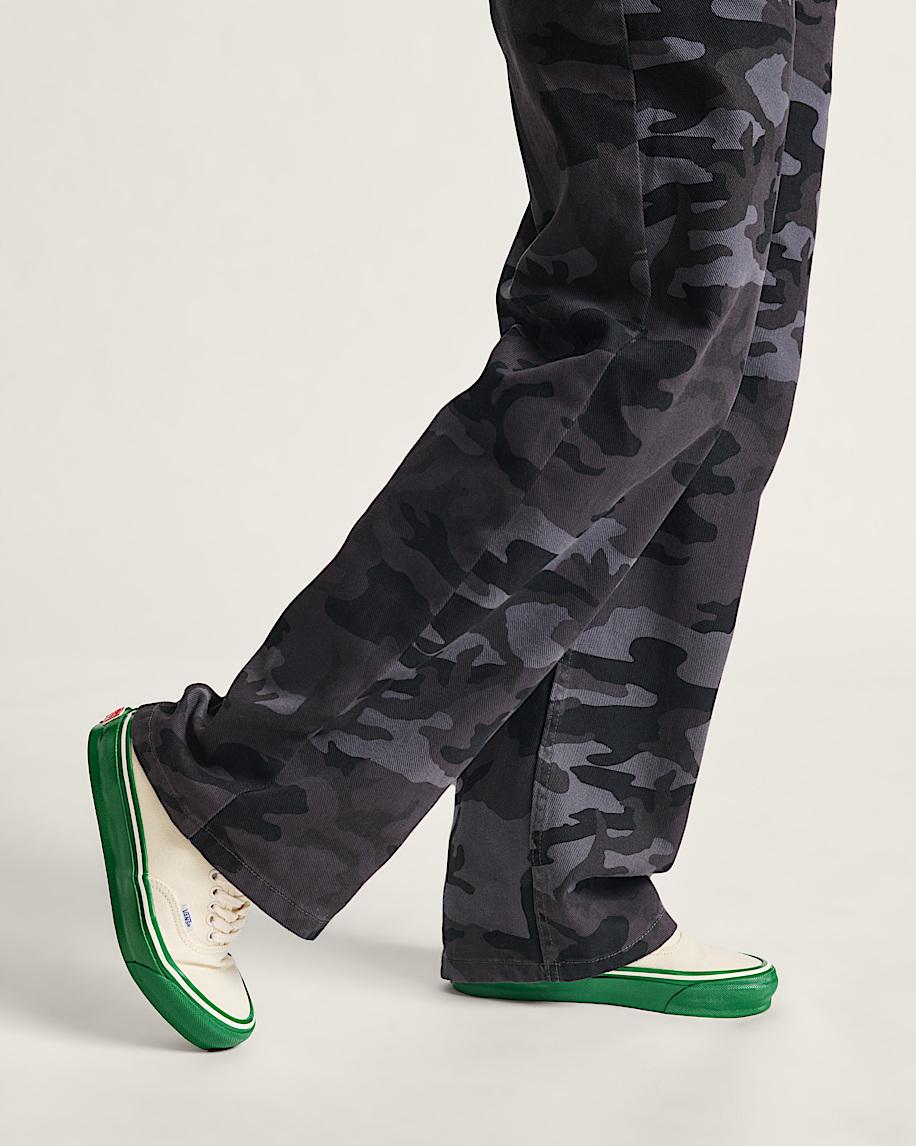 Taka Hayashi For Vault By Vans Premium Authentic Duck Canvas Shoe White Green