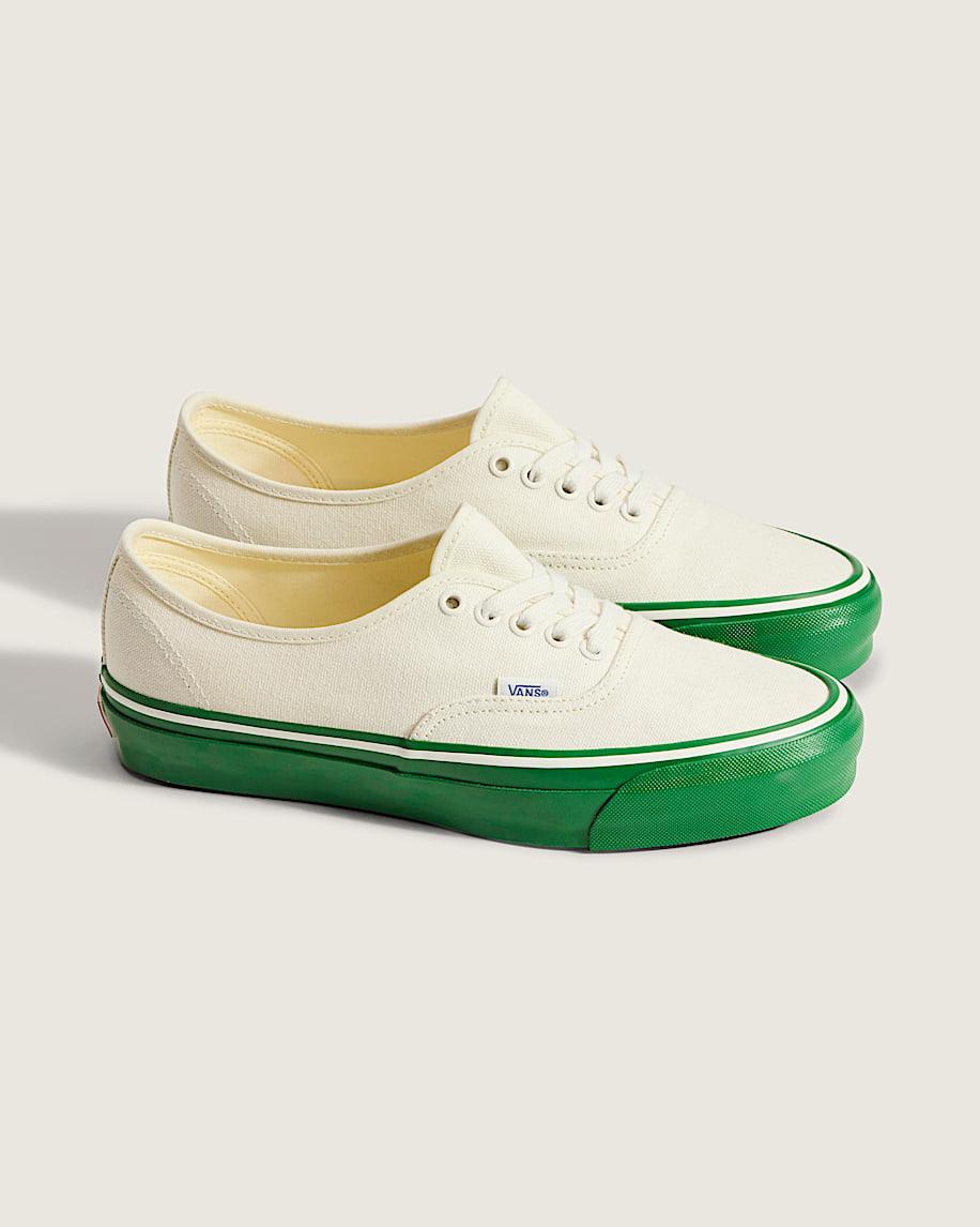 Taka Hayashi For Vault By Vans Premium Authentic Duck Canvas Shoe White Green