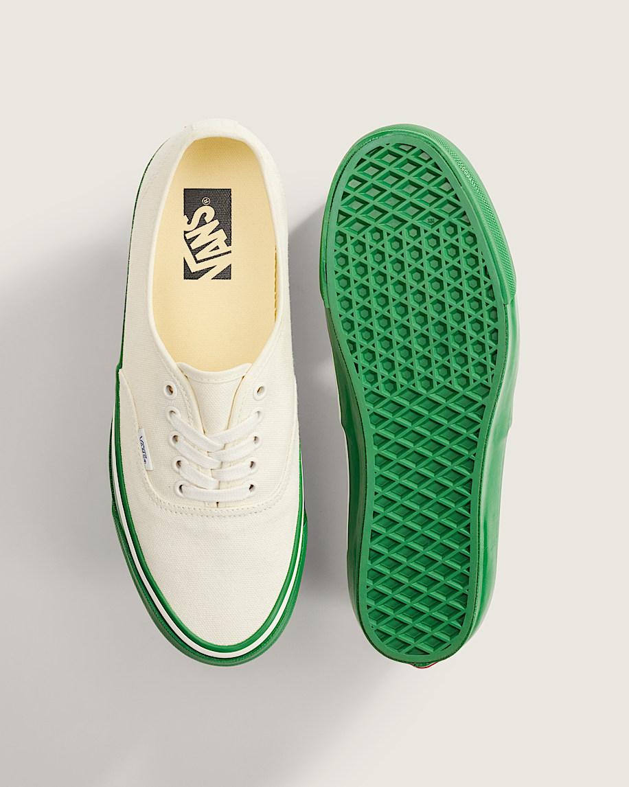 Taka Hayashi For Vault By Vans Premium Authentic Duck Canvas Shoe White Green
