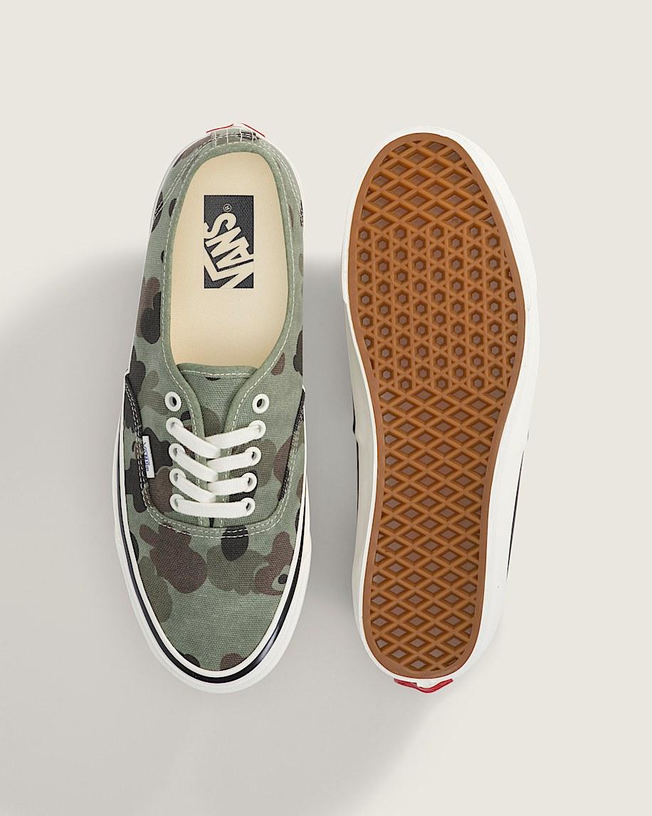 Taka Hayashi For Vault By Vans Premium Authentic Shoe Duck Camo Green
