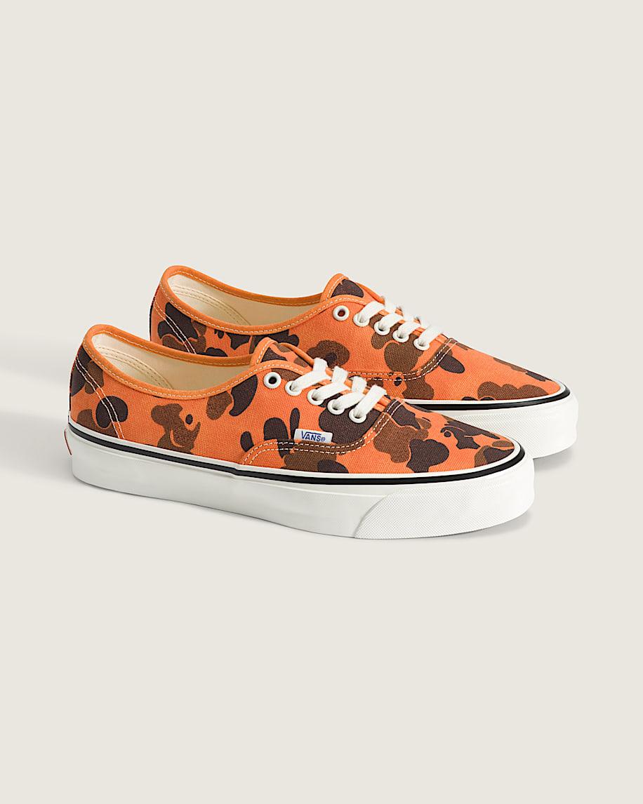 Taka Hayashi For Vault By Vans Premium Authentic Shoe Duck Camo Orange