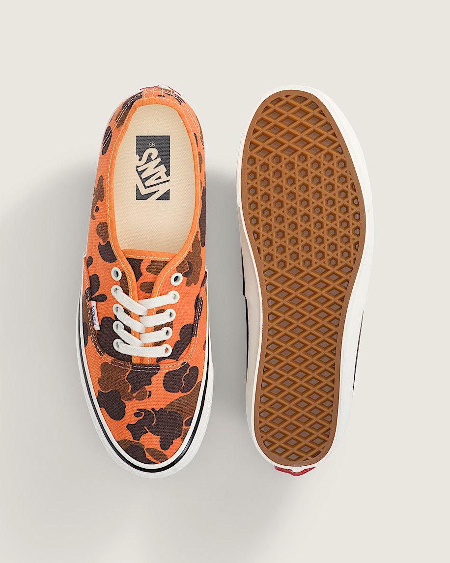 Taka Hayashi For Vault By Vans Premium Authentic Shoe Duck Camo Orange