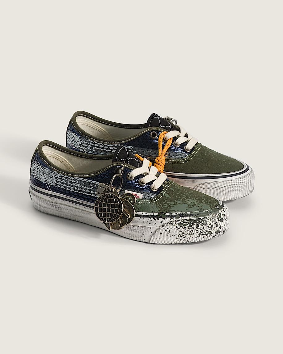 Taka Hayashi For Vault By Vans Premium Authentic Shoe Green Blue