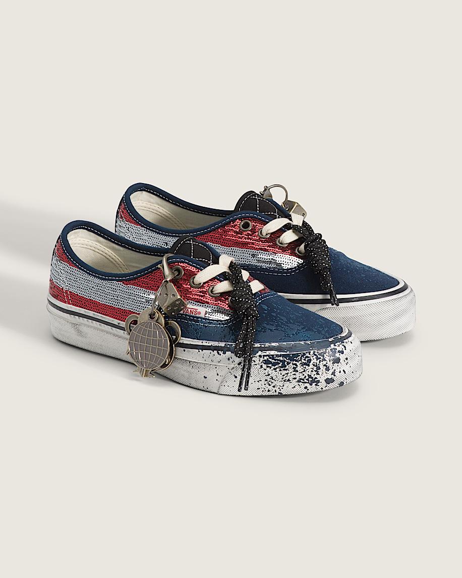 Taka Hayashi For Vault By Vans Premium Authentic Shoe Red Navy